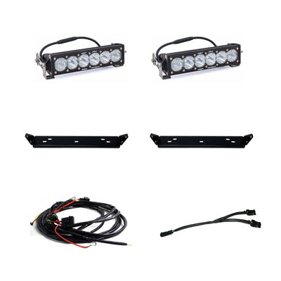 Baja Designs 2021+ Ford Raptor 10” OnX6 Behind Grill Kit - Clear Driving/Combo