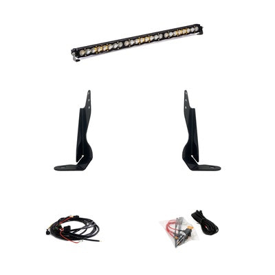 Baja Designs 2020+ GMC 2500/3500 30” S8 Behind Grille Light Bar Kit - Driving/Combo