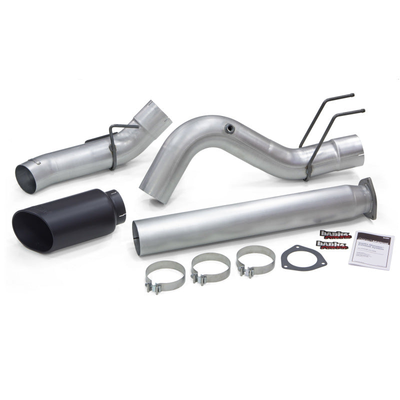 Banks Power 2017+ Ford Superduty 6.7L Monster Exhaust System - Single 5" Black Tip