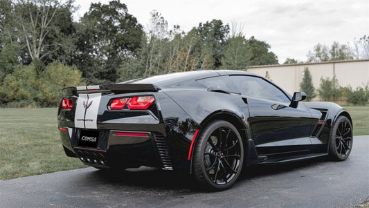 Corsa 2014-19 C7 Corvette Z06 6.2L 2.75in Xtreme Axle-Back w/ Dual NPP & Quad Black Tips