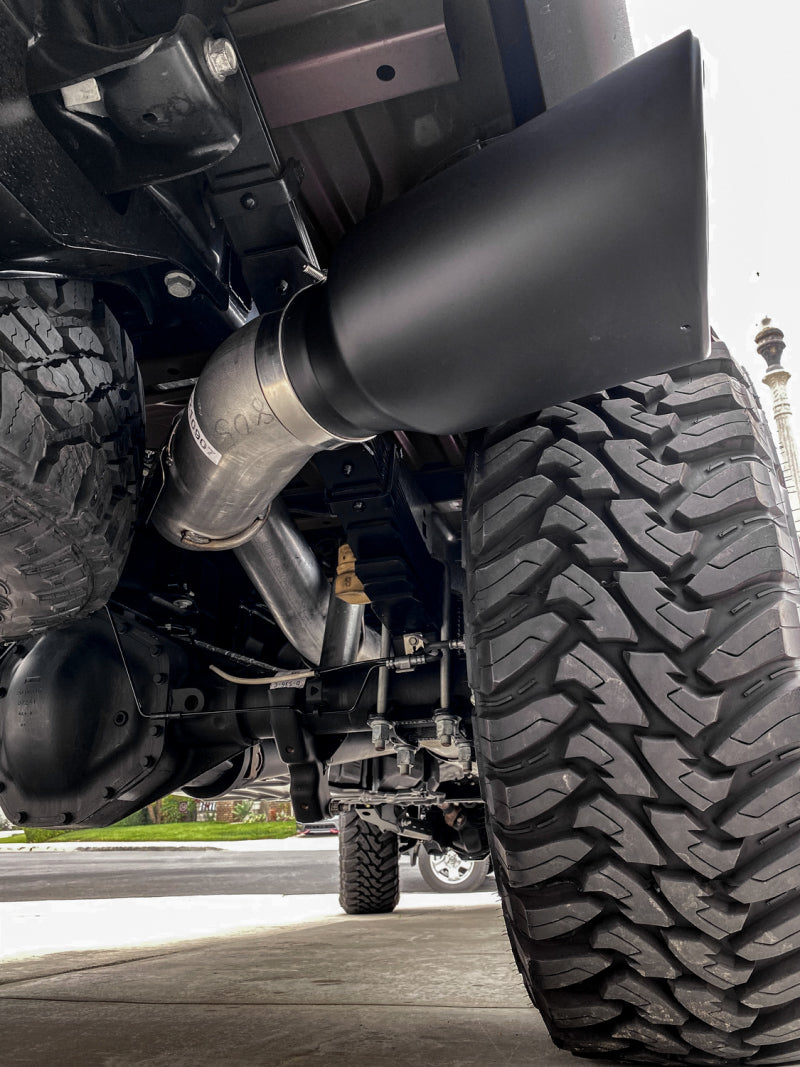 Banks Power 2017+ Ford Superduty 6.7L Monster Exhaust System - Single 5" Black Tip
