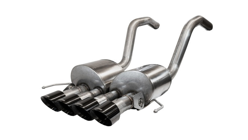 Corsa 2014-19 C7 Corvette Z06 6.2L 2.75in Xtreme Axle-Back w/ Dual NPP & Quad Black Tips