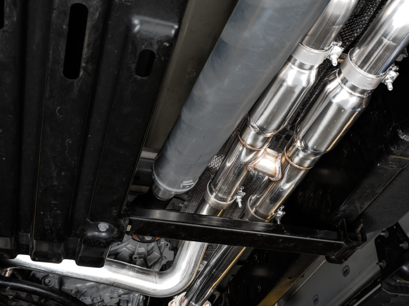 AWE Tuning 2021-23 RAM 1500 TRX 0FG Cat-Back Exhaust - Diamond Black Tips
