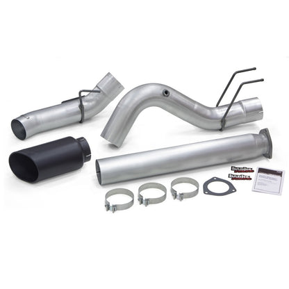 Banks Power 2017+ Ford Superduty 6.7L Monster Exhaust System - Single 5" Black Tip