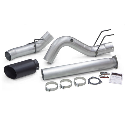 Banks Power 2017+ Ford Superduty 6.7L Monster Exhaust System - Single 5" Black Tip